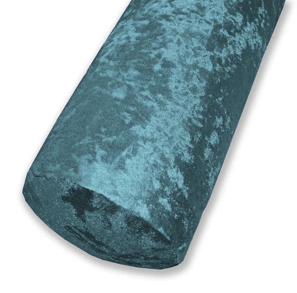 Mv18 Dark Teal Crushed Velvet Sofa Seat Patio Bench Cushion Bolster Cover/Runner