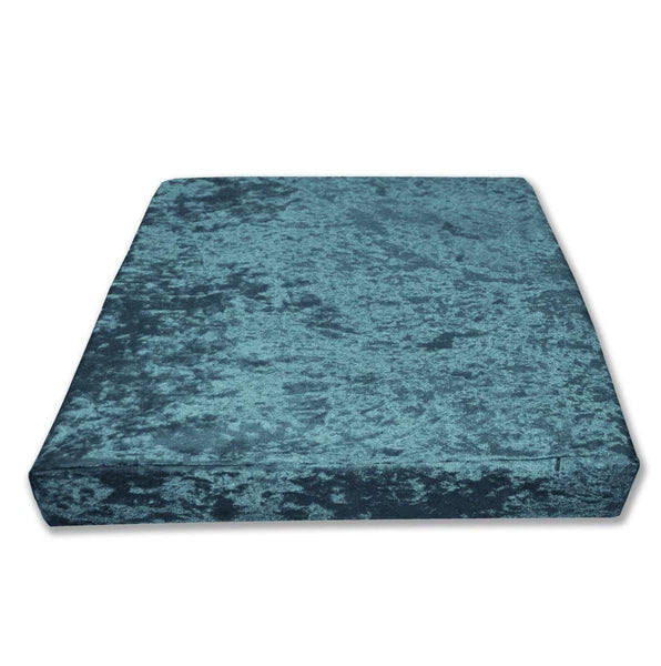 Mv18 Dark Teal Crushed Velvet Sofa Seat Patio Bench Cushion Bolster Cover/Runner