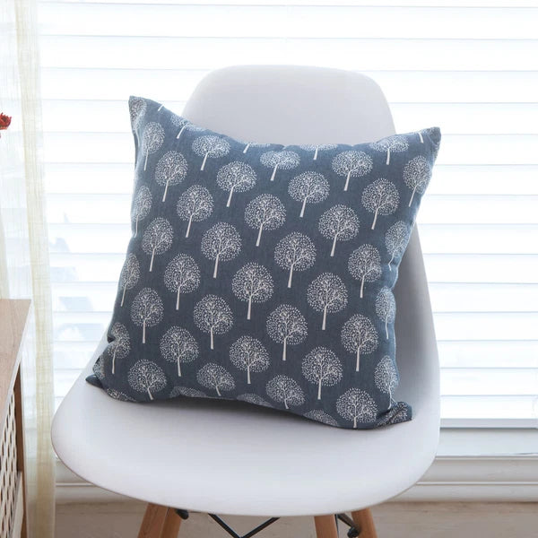 Home Print Cushion Covers Square Pillowcase Sofa Throw Waist Bed Decor Christmas