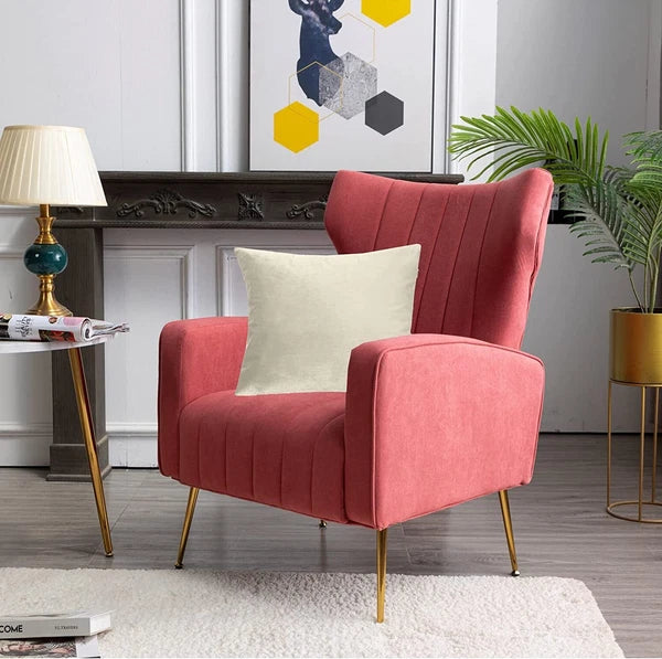 Crushed Cushion Covers or Velvet Cushions 18 x 18 Set of 2 Pair Bed Sofa Pillow