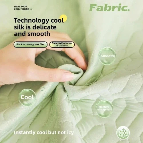 Solid Color Ice Silk Sofa Cushion Covers Universal Seat Pad Non-slip L Shaped