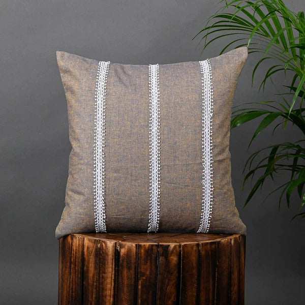 Cotton Pillow Cover Cushion Case Home Sofa Couch Bed Decor Square Covers Set 5