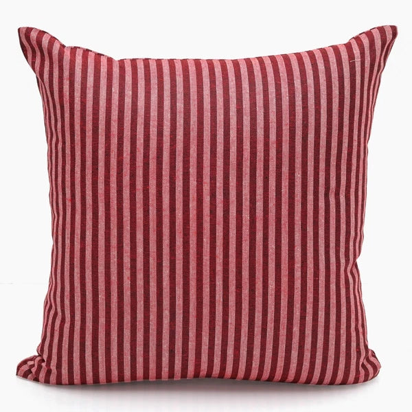 Cotton Cushion Covers Throw Pillow Cover Case Striped Home Sofa Decor-Set of 2