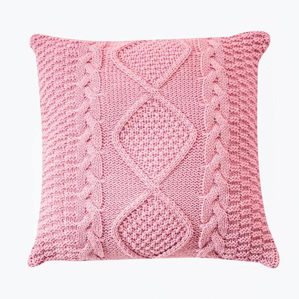 Knitted Pillow Cover Pillowcase Coreless Pillow Cushion Throw Sofa Car Bed Decor