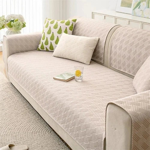Ice Silk Sofa Seat Cover Nordic Style Universal Sofa Slipcovers for Living Room