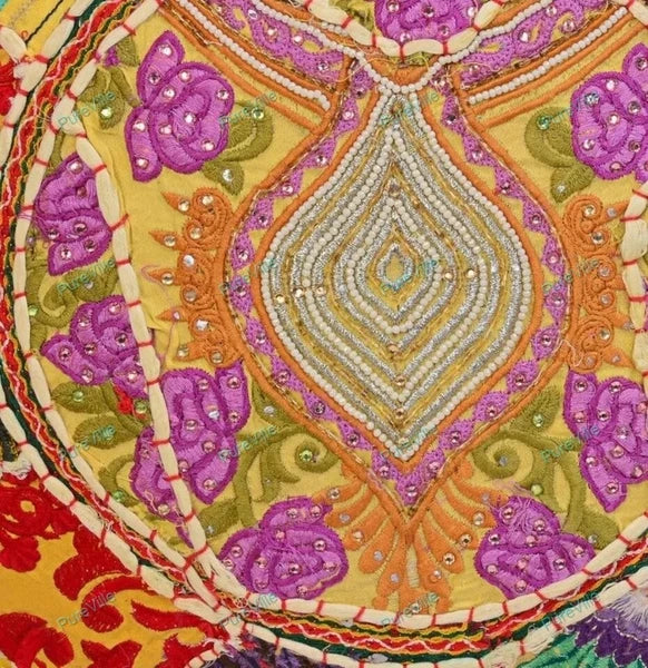 Patchwork Floor Pillows Cases Car Sofa Boho Art Room Decorative Cushion Cover