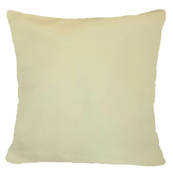 Beige Cushion COVER Khaki White Gray Bed Sofa Soft Plaid Pillow Case 18x18" USA