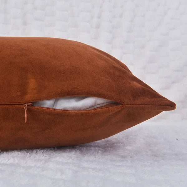 Plain Velvet Cushions Covers 30x51 cm Luxury Soft Velvet Sofa Bed Pillow Cases