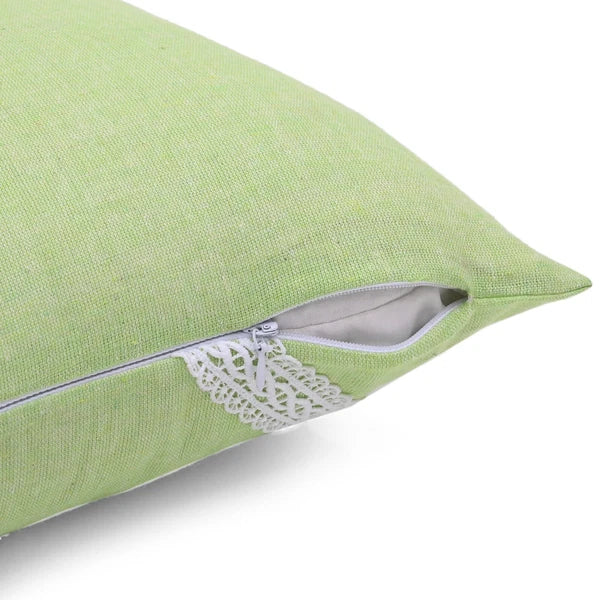 Decorative Cushion Cover Cotton Throw Pillow Case Home Sofa Decor Diagonal Lace