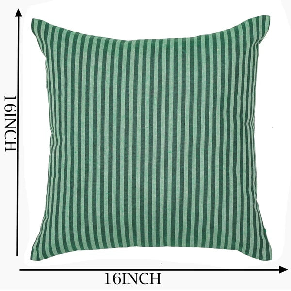 Pillow Cover Throw Cushion Case Covers Cotton Striped Home Sofa Decor Square-S2