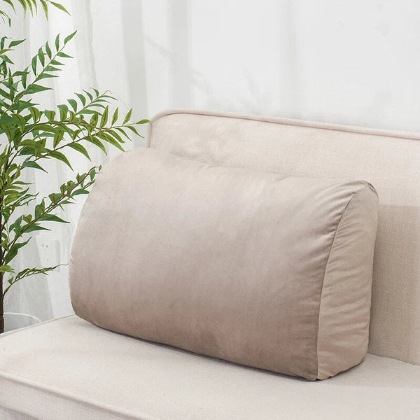 Sofa Triangle Back Cushion Cover Soft Velvet Bed Headboard Backrest Pillow Case