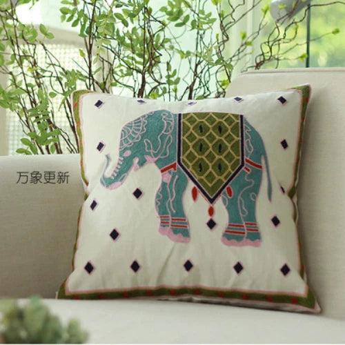 Luxury Cushion Covers for Living Room Sofa Cushion Cover Embroidery Pillowcase