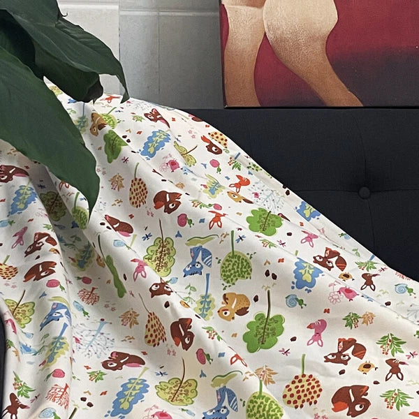 LL002 Kid Cartoon  Cotton Canvas Cushion Cover Bolster Pillow Case*TAILOR MADE*