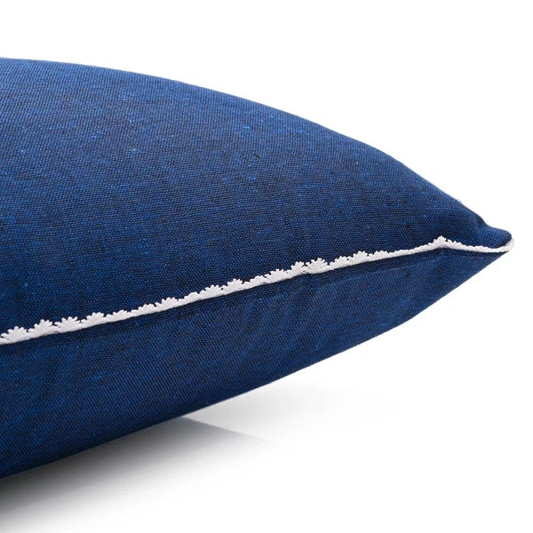 Pillow Covers Cotton Throw Cushion Case Cover Sofa Home Decor Solid with Lace-S2