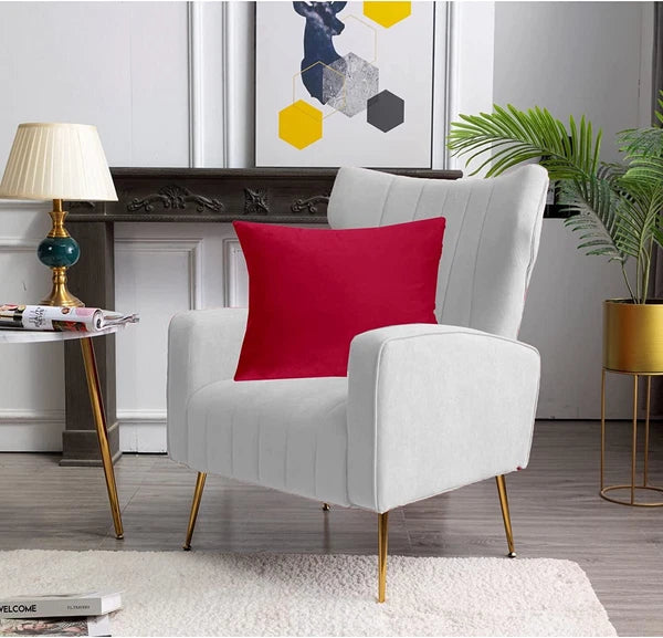 Crushed Cushion Covers or Velvet Cushions 18 x 18 Set of 2 Pair Bed Sofa Pillow