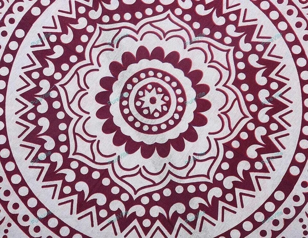 Mandala Floor Pillows Cases Car Sofa Boho Art Room Decorative Cushion Cover