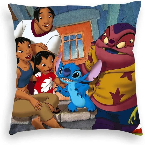 Disney Stitch Pillowcase – Anime Kawaii Double-Sided Print Pillow Cover for Kids