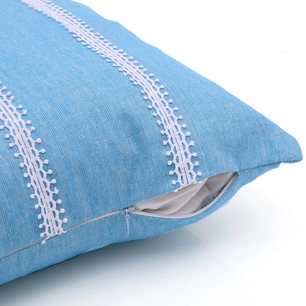 Cotton Pillow Cover Cushion Case Home Sofa Couch Bed Decor Square Covers Set 5