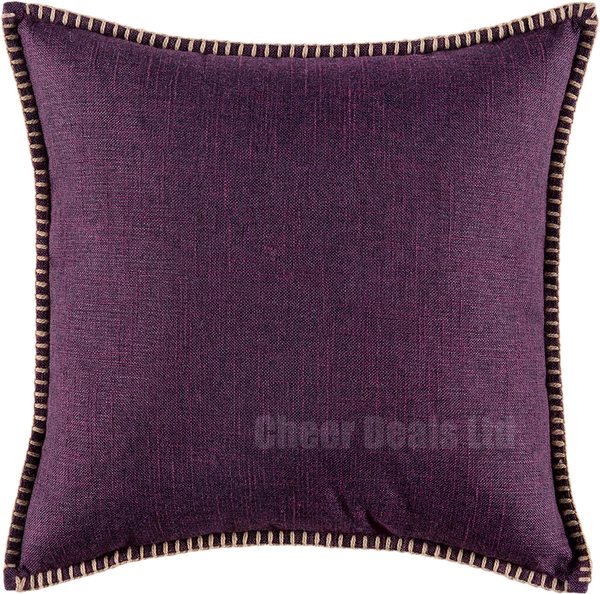 Cushion Cover 18inch 45cm Luxury Pillow Case Linen Trim Sofa Home Nylore Brand