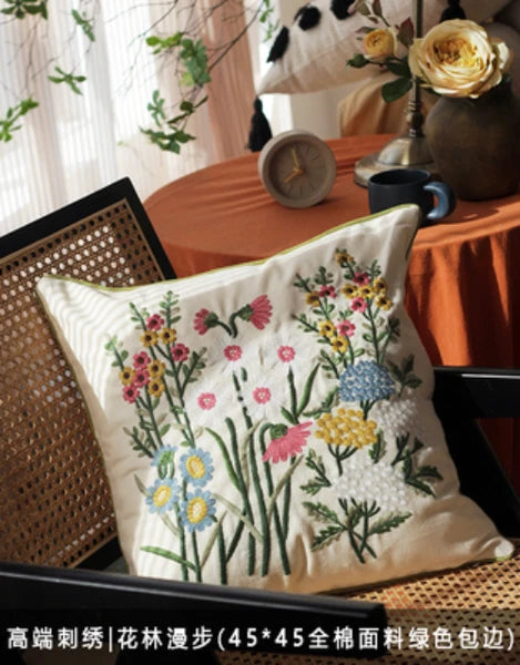 Luxury Cushion Covers for Living Room Sofa Cushion Cover Embroidery Pillowcase