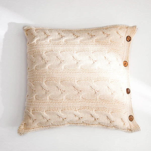 Knitted Cushion Cover Pillowcase Sofa Bed Throw Waist Pillows Case Home Decor