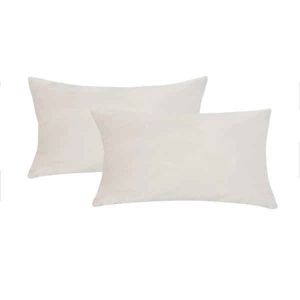 Plain Velvet Cushions Covers 30x51 cm Luxury Soft Velvet Sofa Bed Pillow Cases