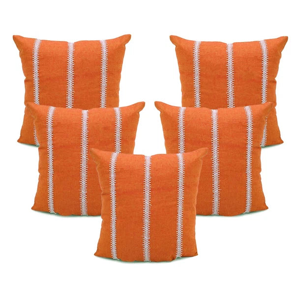 Cotton Pillow Cover Cushion Case Home Sofa Couch Bed Decor Square Covers Set 5