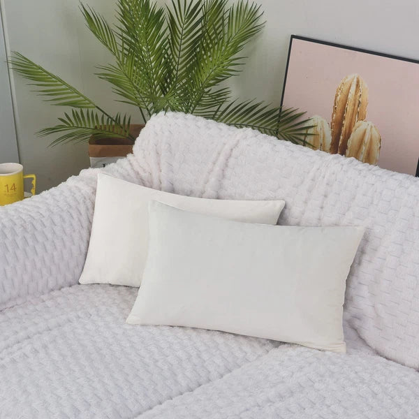 Plain Velvet Cushions Covers 30x51 cm Luxury Soft Velvet Sofa Bed Pillow Cases