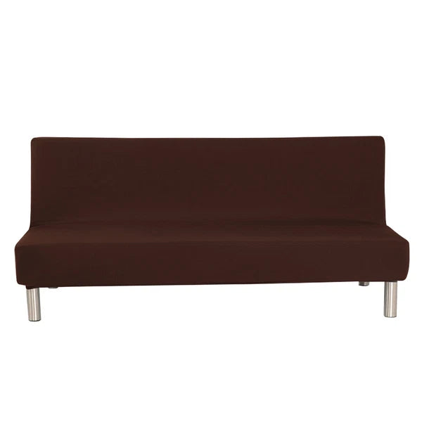 Armless Sofa Cover Stretch Slipcover Furniture Protector Slipcover + Pillowcase