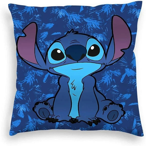 Disney Stitch Pillowcase โ Anime Kawaii Double-Sided Print Pillow Cover for Kids