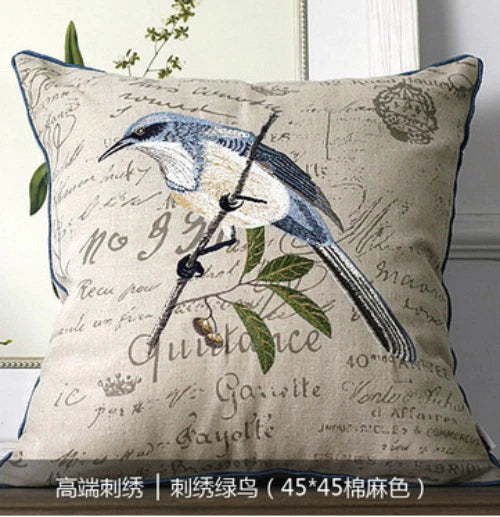 Luxury Cushion Covers for Living Room Sofa Cushion Cover Embroidery Pillowcase