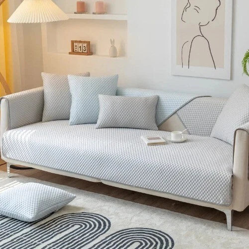 Ice Silk Sofa Cover Summer Cooling Sofa Mat Non-slip Couch Cushion Sofa Towel