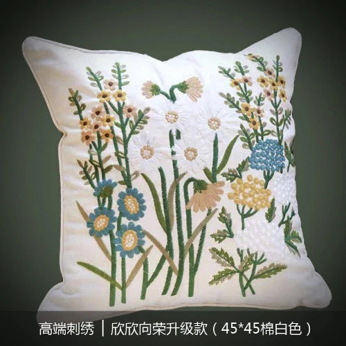 Luxury Cushion Covers for Living Room Sofa Cushion Cover Embroidery Pillowcase