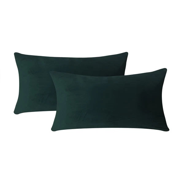 Plain Velvet Cushions Covers 30x51 cm Luxury Soft Velvet Sofa Bed Pillow Cases
