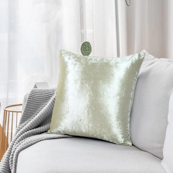 Pack of 4 Plush Velvet Cushion Covers Extra Soft Sofa Throw Pillow Cases 17"x17"