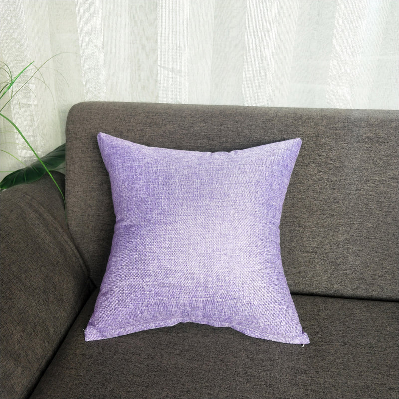 1pc Solid Color Sofa Bed Waist Throw Cushion Covers Pillowcase Christmas Decor