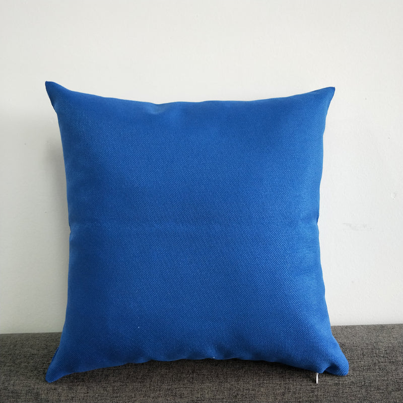1pc Solid Color Sofa Bed Waist Throw Cushion Covers Pillowcase Christmas Decor