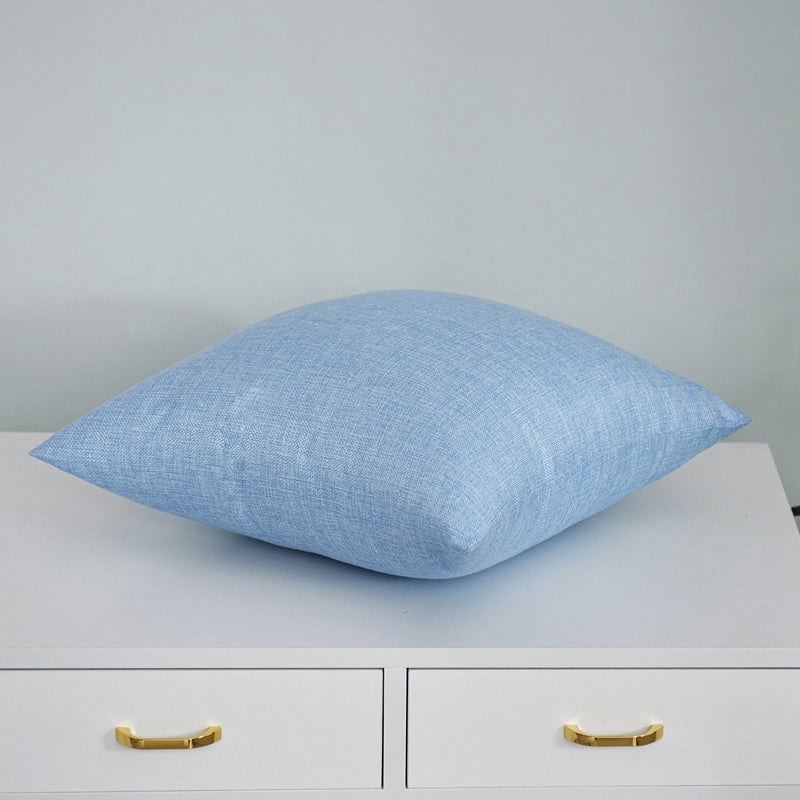 1pc Solid Color Sofa Bed Waist Throw Cushion Covers Pillowcase Christmas Decor
