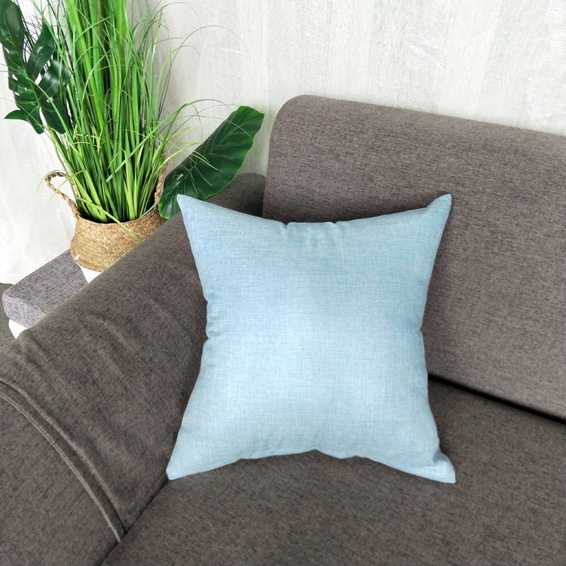 1pc Solid Color Sofa Bed Waist Throw Cushion Covers Pillowcase Christmas Decor