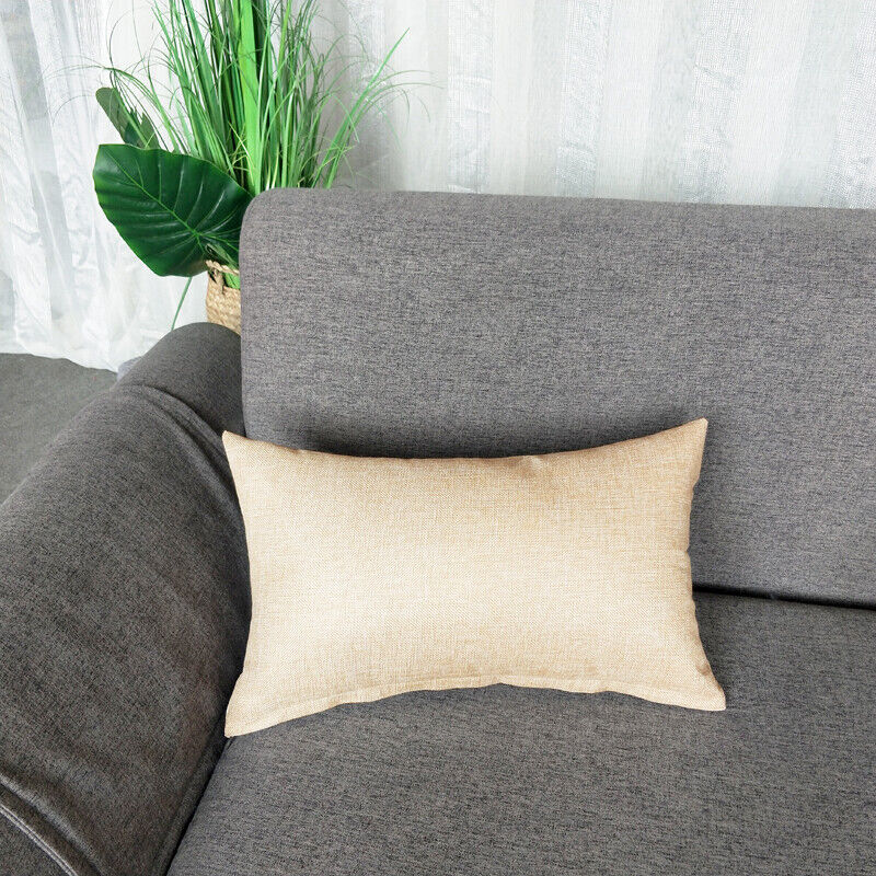 1PC Sofa Pillow Case Throw Waist Cushion Covers Pillowcase Home Christmas Decor