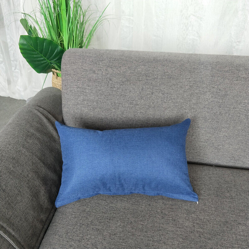 1PC Sofa Pillow Case Throw Waist Cushion Covers Pillowcase Home Christmas Decor