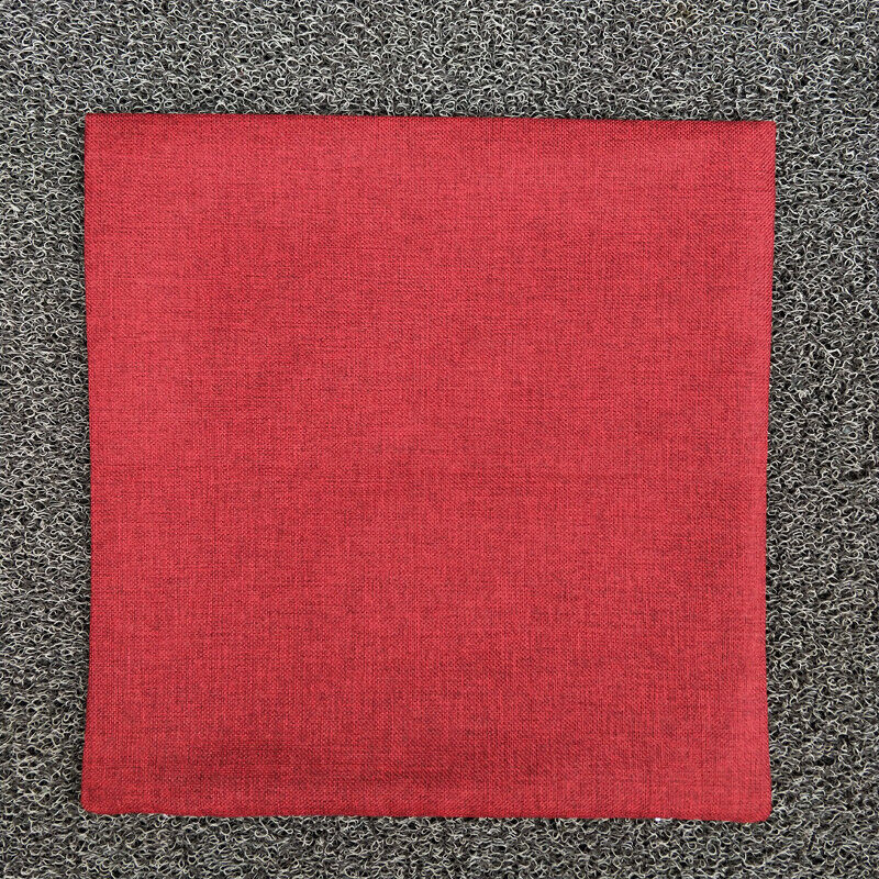 1pc Solid Color Sofa Bed Waist Throw Cushion Covers Pillowcase Christmas Decor
