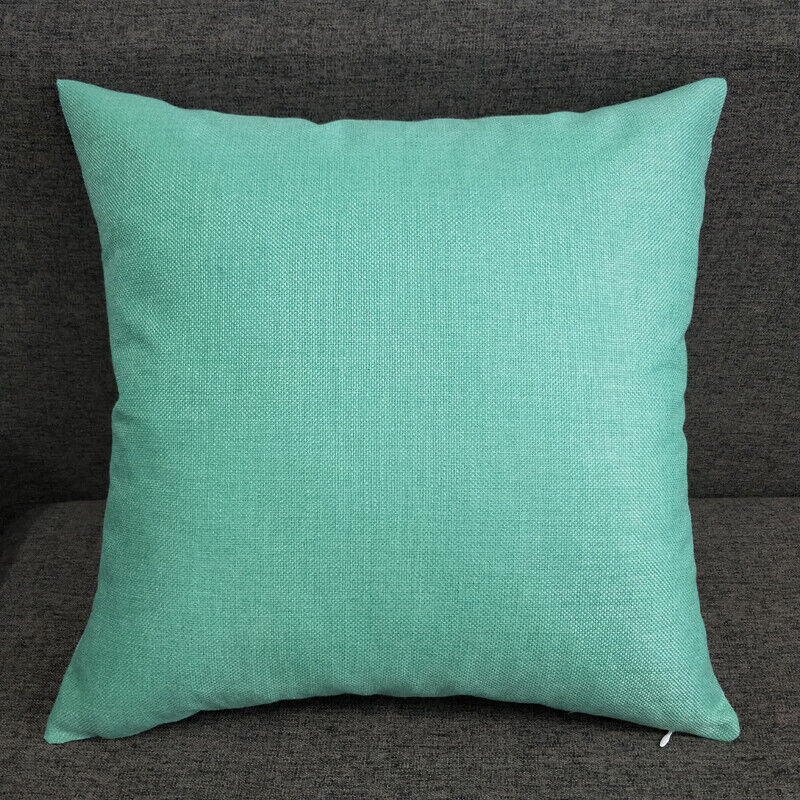 Pillowcase Solid Color Sofa Cushion Cover Office Throw Waist Pillow Covers Decor