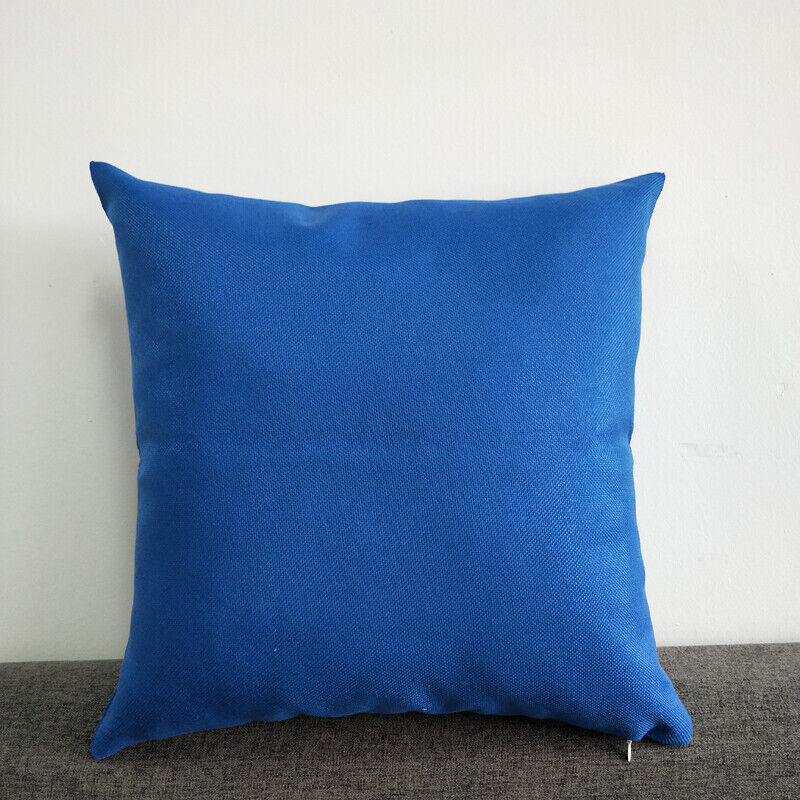 Pillowcase Solid Color Sofa Cushion Cover Office Throw Waist Pillow Covers Decor