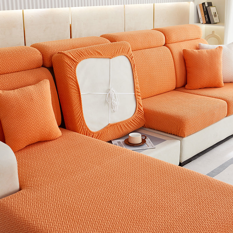 1 2 3 4 Seater Sofa Cushion Covers Jacquard Stretch Couch Seat Slipcover