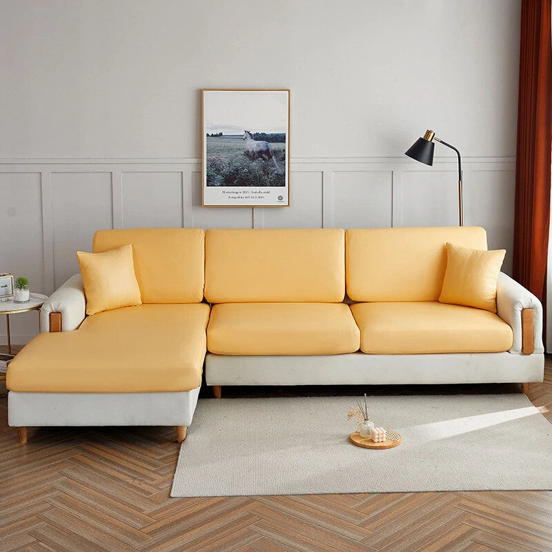 1 2 3 4 Seater PU Leather Sofa Cushion Cover Waterproof Sofa Couch Seat Cover