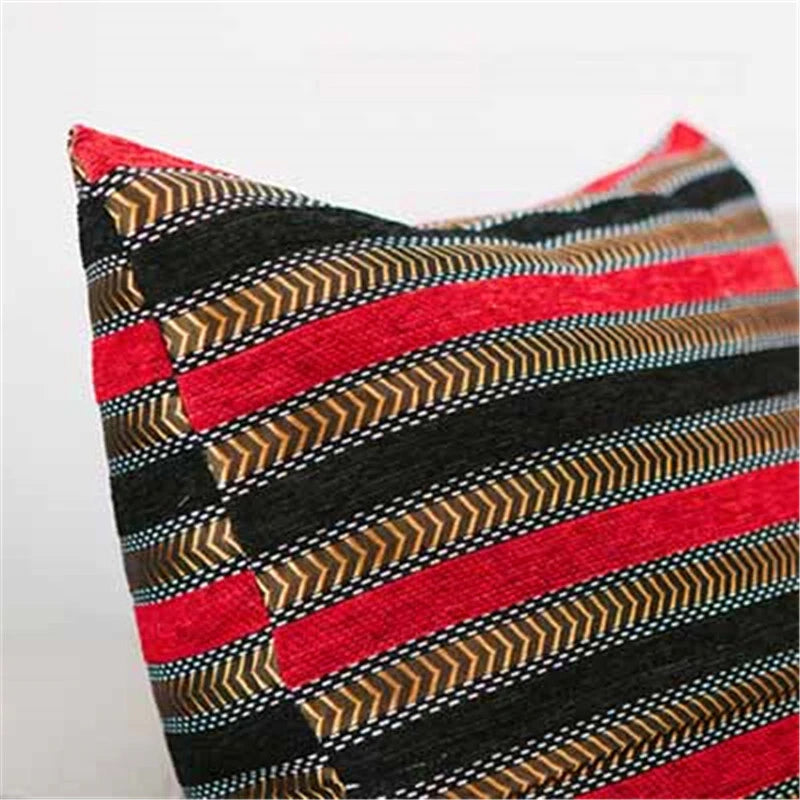 18x18" Chenille Fabric Vintage Throw Pillow Covers Sofa Bed Cushion Cover Case