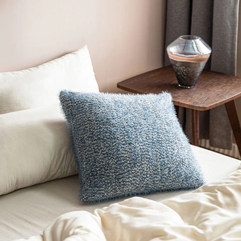 45*45cm Sofa Bed Waist Throw Pillowcase Cushion Cover Home Car Decor Solid Color