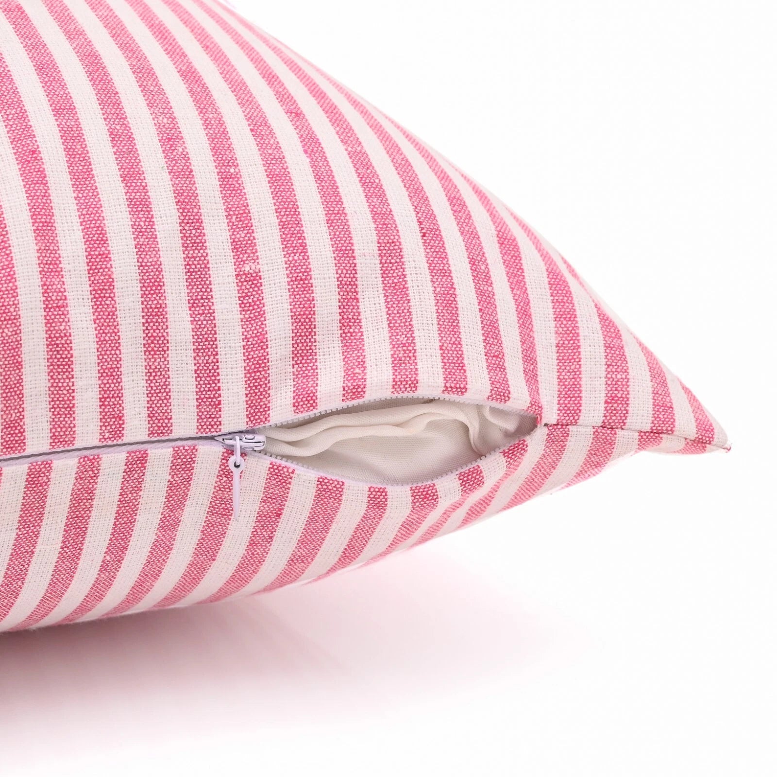 Cotton Cushion Covers Throw Pillow Cover Case Striped Home Sofa Decor-Set of 2