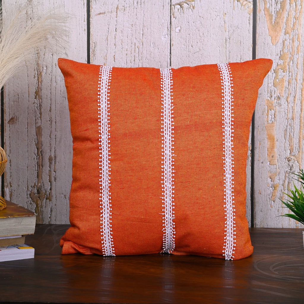 Cushion Case Cotton Pillow Cover Home Sofa Couch Bed Decor Square Covers Set 5